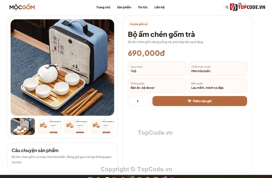 website bán đồ thủ công,đồ án website,bán website